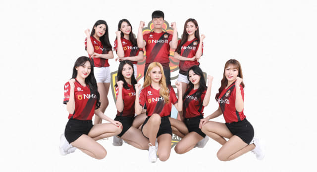 2020시즌 경남FC의 치어리더 팀 ‘루미너스’ /경남FC/