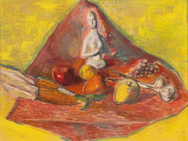 이인성 <석고상이 있는 정물>, 1934, 종이에 수채, 55.2×74.6㎝./대구미술관/
