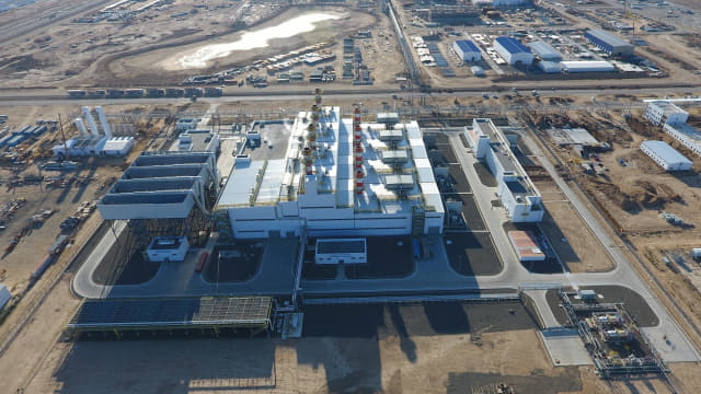 두산에너빌리티가 2020년 카자흐스탄에 준공한 카라바탄 복합화력발전소 전경./두산E/