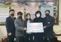 김해상의, 영운초 방화셔터 피해 학생에 성금 500만원