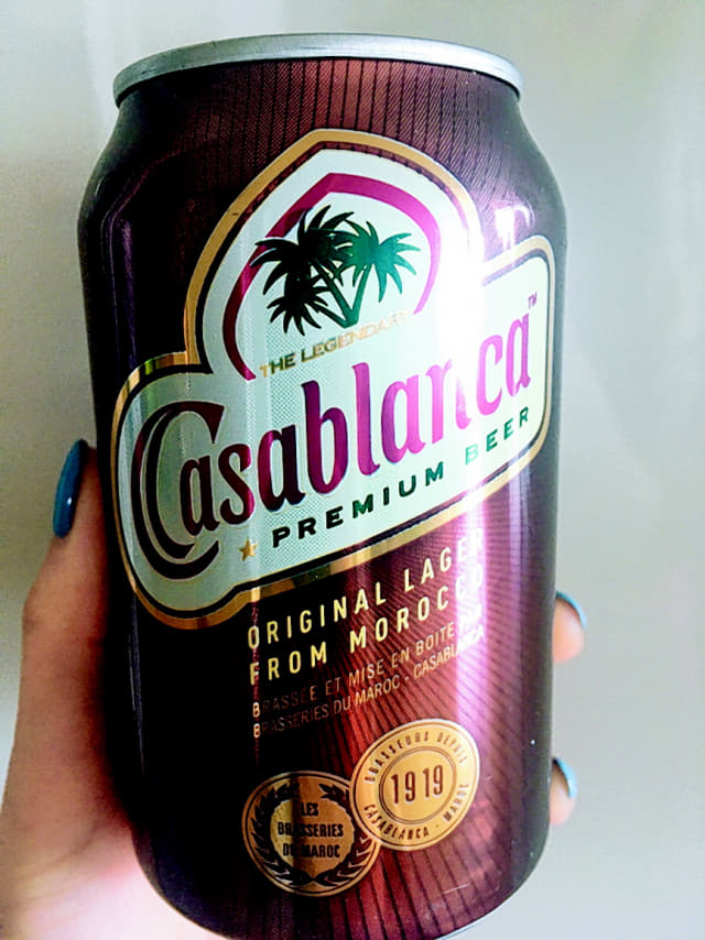 카사블랑카에서 맛볼 수 있는 카사블랑카 맥주.